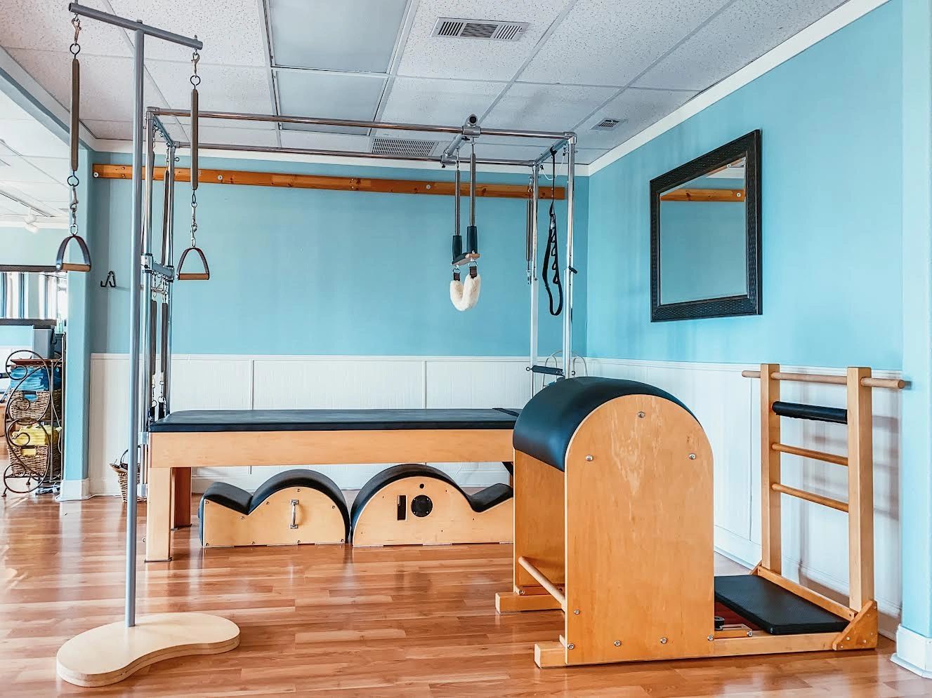 Pilates Pavilion studio interior with reformers