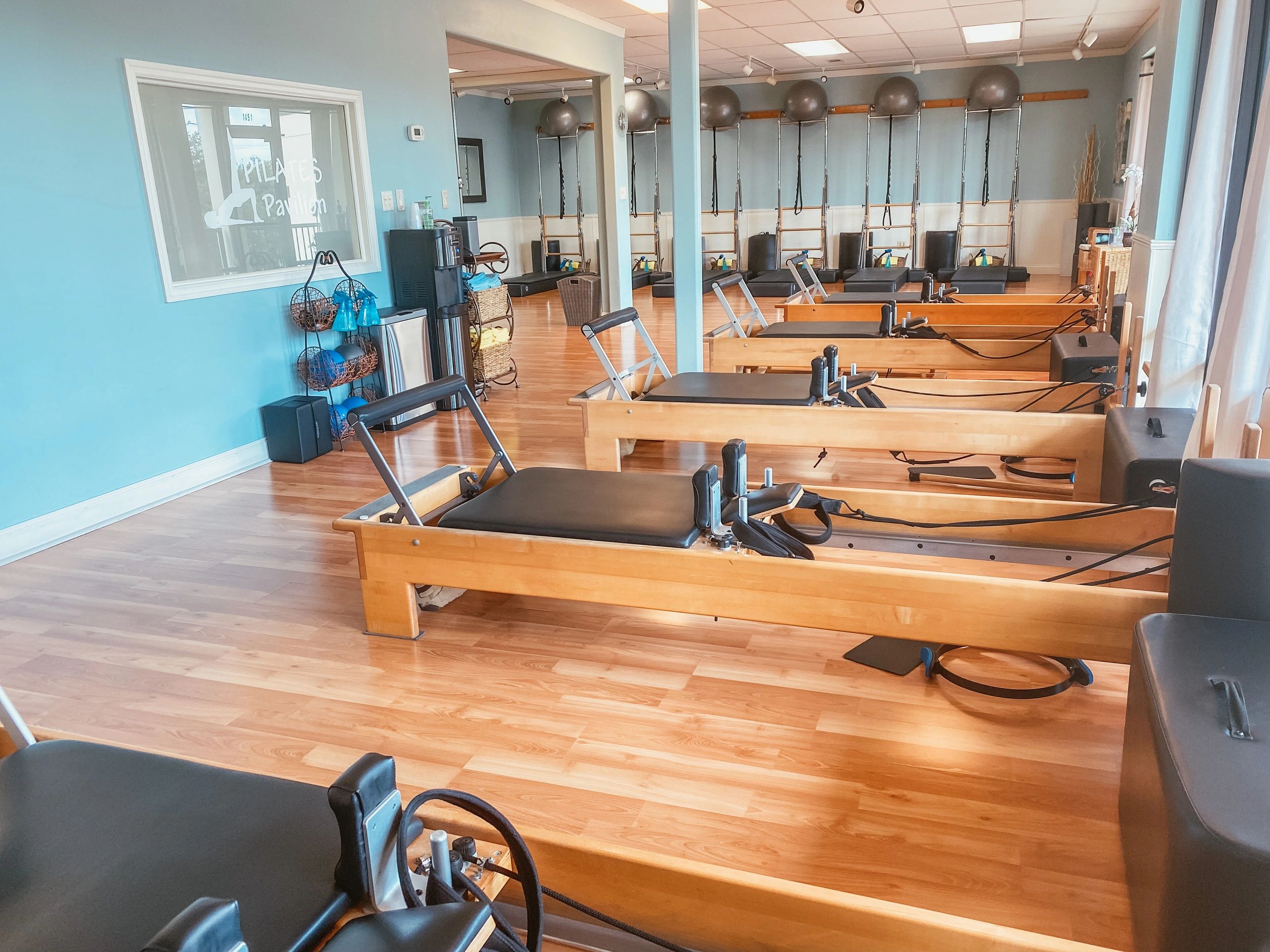 Pilates Pavilion studio reformers interior